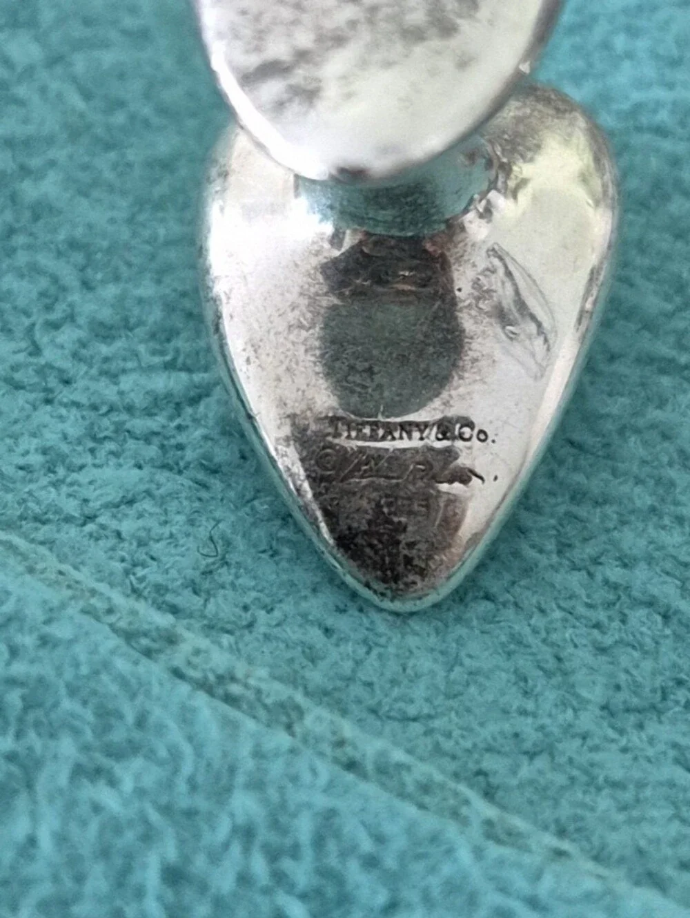 Tiffany & Co. Cufflinks Elsa Peretti Tear Drop 925 Sterling Silver